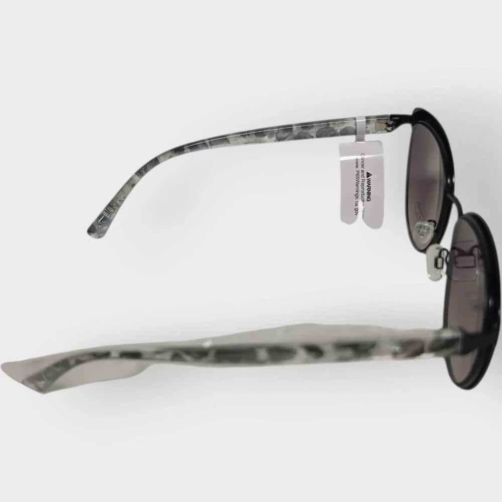 NEW BEBE BBOP2000 SUNGLASSES WOMENS METAL & PLASTIC BLACK OVERSIZED 001 FULL-RIM